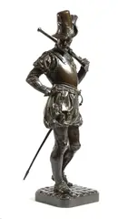 Ligueur by Armand Jules Le Veel, bronze, sold Oct 2018