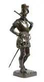 Ligueur by Armand Jules Le Veel, bronze, sold Oct 2018