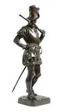 Ligueur by Armand Jules Le Veel, bronze, offered Jul 2018