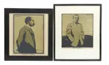 Cecil Rhodes' and 'Archbishop of Canterbury' two other woodblocks by Sir William Nicholson, framed signed in the print 28 x 21cm by William Nicholson, print, offered Jun 2018