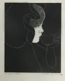 A Cup of Milk by Arthur Gaskin, woodcut, sold Jun 2018