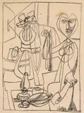 Untitled by Jankel Adler, print, offered Jun 2018