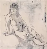 Untitled by Jules Pascin, Mixed media, sold Jun 2018