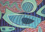 Composition Mixed media on linen by Henri Goetz, Mixed media on linen, unframed, offered Jun 2018