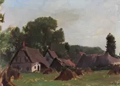 Tempsford by Henry George Moon, Oil on canvas, sold Jun 2018
