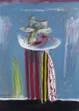 Mask, 1993 Signed Mixed media 70 x 50cm ++Good condition by Iain Humphreys, Mixed media, offered Jun 2018