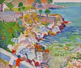 Untitled by Fred Yates, Oil on canvasboard, sold Jun 2018