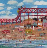 The Big One Signed, also signed and titled on the stretcher verso Oil on canvas 81 x 81cm ++Good condition by Simeon Stafford, Oil on canvas, sold Jun 2018