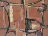 Untitled abstract Signed and dated 1958 by Børge Sørensen-Sornum, 1958, Oil on canvas, sold Jun 2018