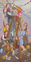Untitled by Eric Holt, Tempera, sold Jun 2018