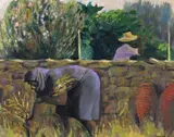 Poros, Greece Signed and dated 57 Oil on board 35.5 x 44.5cm Provenance: Sotheby’s 16th February, 2006, Lot 139 ++In good condition, no obvious problems by Michael Ayrton, Oil on board, offered Jun 2018