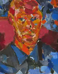 Jacob Sutton Signed by Philip Sutton, 1964, Oil on canvas, unframed, sold Jun 2018