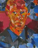 Jacob Sutton Signed by Philip Sutton, 1964, Oil on canvas, unframed, sold Jun 2018