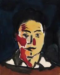 The artist as a young man Signed by Philip Sutton, 1960, Oil on canvas, unframed, offered Jun 2018
