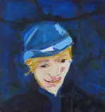 Jacob Sutton Signed by Philip Sutton, 1963, Oil on canvas, unframed, sold Jun 2018
