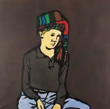 Jacob Sutton with a scarf as a turban Signed by Philip Sutton, 1968, Oil on canvas, sold Jun 2018