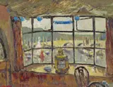 Bringing in the Mimosa by Henry Ludlow Riba, oil on canvas, sold Jun 2018