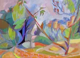 Paysage Gouache over by André Lhote, Gouache over pencil, offered Jun 2018