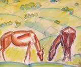 1926 Signed Watercolour over by Henryk Gotlib, Watercolour over pencil, sold Jun 2018