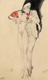 Danse Signed Watercolour over pencil 28 x 17cm Provenance: The Piccadilly Gallery, London S by Armand Bouten, Watercolour over pencil, sold Jun 2018