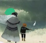 Stormy weather by Mary Fedden, 1992, Watercolour and gouache on paper, sold Jun 2018