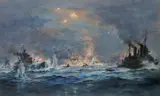 Scharnhorst by Frank Watson Wood, 1945, Wood, sold Jun 2018