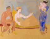 The Nurse Signed and dated ‘53 Watercolour and bodycolour over by Duncan Grant, Watercolour and bodycolour over pencil on buff paper, sold Jun 2018