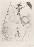 Don Quixote by Salvador Dalí, Etching, sold Jun 2018