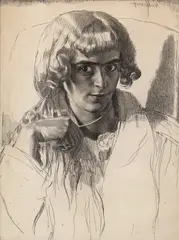 Untitled by Gerald Brockhurst, print (other), sold Jun 2018