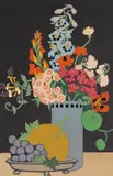 Flowers and fruit Signed and titled Woodblock 40.5 x 25.5cm ++Good c ondition by Hall Thorpe, print (other), sold Jun 2018