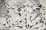 Amorphic Forms by Julian Trevelyan, Etching with aquatint, offered Jun 2018