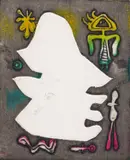L’Antitête, 1947 Signed, dated 7/47, inscribed A, and New York and dedicated Epreuve d’essai pour Hayter Etching, early unique proof, printed by Stanley W by Joan Miró, Etching, sold Jun 2018