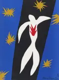 The fall of Icarus (La Chute d’Icare) Signed and dated 6/43 in the print Lithograph with pochoir, Ref by Henri Matisse, print, sold Jun 2018