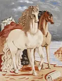 Classical horses Signed and numbered 103/250 Lithograph 39 by Giorgio de Chirico, Lithograph, sold Jun 2018