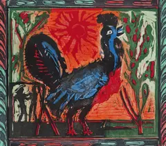 Untitled by Michael Rothenstein, Linocut, sold Jun 2018