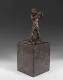 The clarinet player Signed with initials and by Emmanuel Mané-Katz, Bronze with a granite base, offered Jun 2018