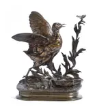 With a by Jules Moigniez, bronze, sold Apr 2018