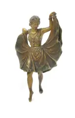 Exotic dancer by Franz Bergmann, bronze, sold Mar 2018