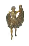 Exotic dancer by Franz Bergmann, bronze, sold Mar 2018