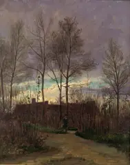 Evening by Pierre Édouard Frère, Oil on canvas, sold Mar 2018
