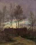 Evening by Pierre Édouard Frère, Oil on canvas, sold Mar 2018