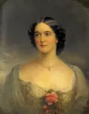 Portrait of Mary Sargent by Jacob Hart Lazarus, 1865, Oil on canvas, offered Mar 2018