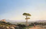 An extensive view over the bay of Naples Oil on canvas 72.5 x 104cm; 28½ x 41in Provenance: E by Gian Gianni, Oil on canvas, sold Mar 2018