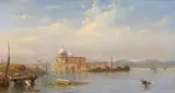 In the Gulf of Venice Signed with initials and dated 1856 Oil on canvas 36 x 61cm; 14 x 24in by Clarkson Frederick Stanfield, 1856, Oil on canvas, sold Mar 2018