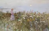 Faraway Thoughts Signed and dated 1895 Oil on canvas 51 x 76cm; 20 x 30in by Frederick William Jackson, 1895, Oil on canvas, sold Mar 2018