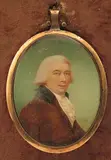 Portrait miniature of a gentleman by Sampson Towgood Roch, 1797, watercolor, sold Mar 2018