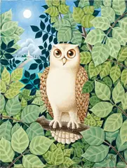 Night Owl by Fred Aris, oil on canvas, sold Oct 2014