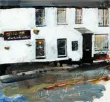 'Old Inn Lower Quarter' by Kurt Jackson Rwa, acrylic on board, sold Oct 2014
