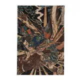 Nine Woodblock Prints by Utagawa Kuniyoshi, Edo period (1615-1868), 19th century, sold Dec 2024