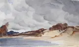 A Windy April Day, Frensham by William Russell Flint, watercolour, sold Sep 2014